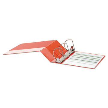 Universal® Deluxe Non-view D-ring Binder With Label Holder, 3 Rings, 4" Capacity, 11 X 8.5, Red freeshipping - TVN Wholesale